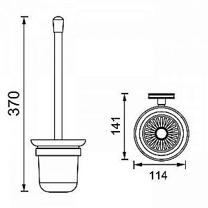 Ершик Aquanet 6388 купить в интернет-магазине сантехники Sanbest