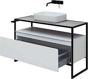 Тумба с раковиной Allen Brau Priority 120 1.31004.WM белый матовый для ванной в интернет-магазине Sanbest