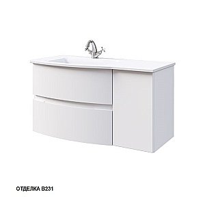 Тумба с раковиной Caprigo Integra 100.1 для ванной в интернет-магазине Sanbest