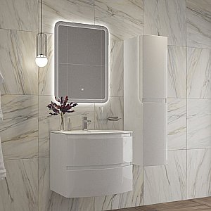 Зеркало с LED подстветкой Cezares DUET CZR-SPC-LED-TCH 60x80 в ванную от интернет-магазине сантехники Sanbest