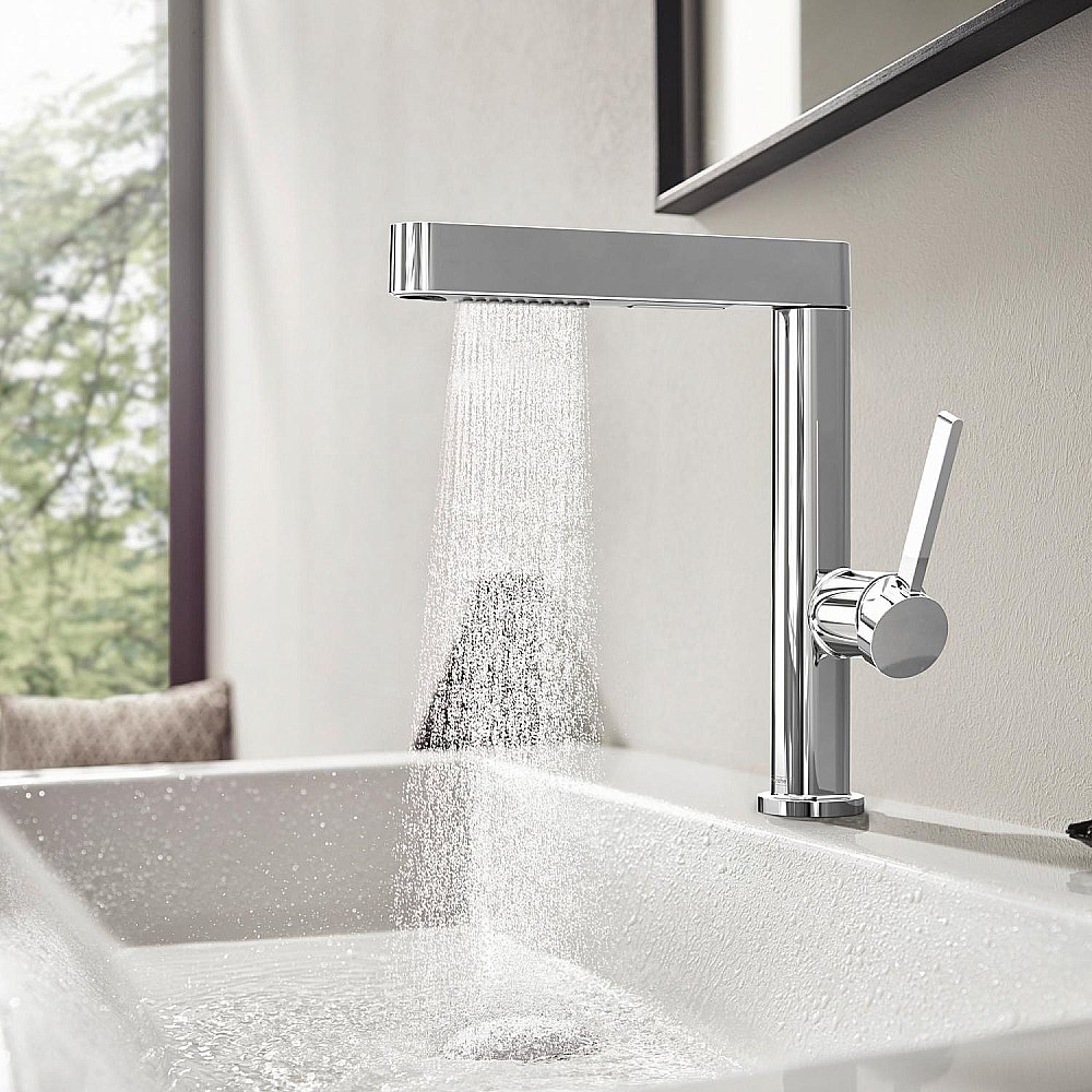 Смеситель для раковины Hansgrohe Finoris 76063000 хром купить в интернет-магазине сантехники Sanbest