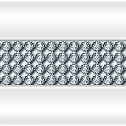 Декоративная горизонтальная вставка "Кристаллы Swarovski" на торцевую панель к ванне Радомир Тахарат купить в интернет-магазине сантехники Sanbest