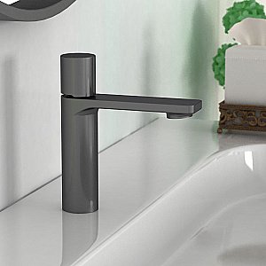 Смеситель для раковины Vincea Vogue VBF-4V3GM вороненая сталь купить в интернет-магазине сантехники Sanbest