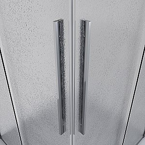 Душевой уголок Niagara Nova NG-3622-34 80х80 стекло шиншилла/профиль хром купить в интернет-магазине Sanbest