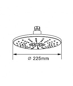 Верхний душ Agger Breeze ATS01 хром купить в интернет-магазине сантехники Sanbest