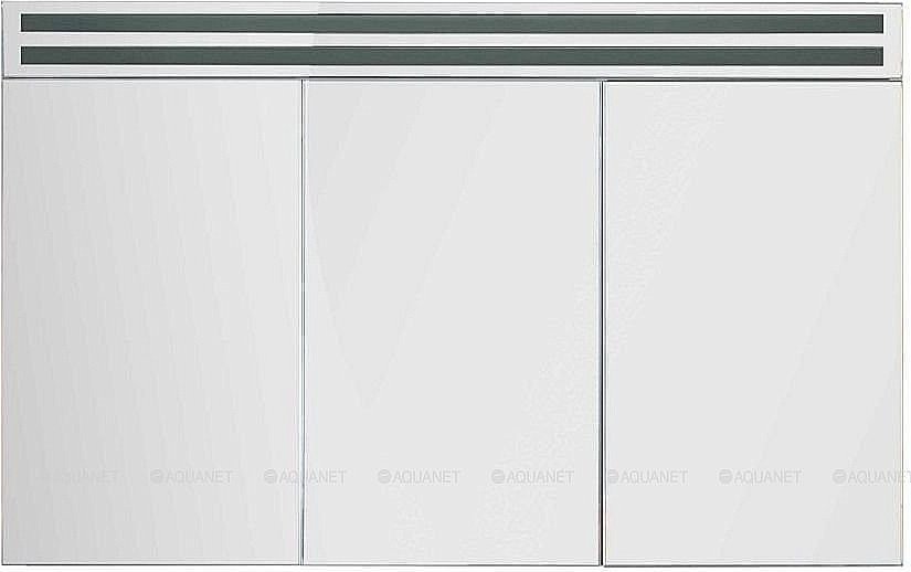 Зеркальный шкаф De Aqua Эколь 184809 120 белый купить в интернет-магазине сантехники Sanbest