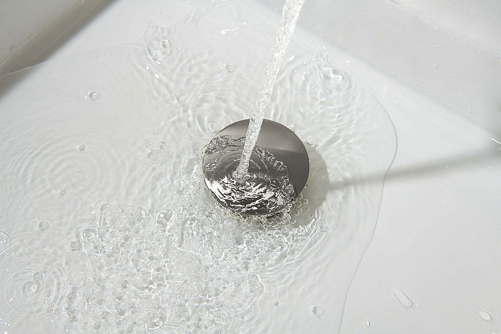 Донный клапан Aquatek AQ6002BGM оружейная сталь купить в интернет-магазине сантехники Sanbest
