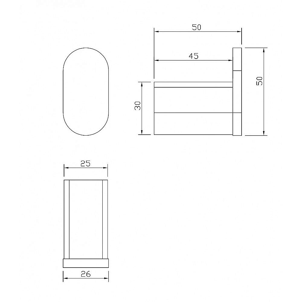 Крючок Milacio Ultra MCU.960.MB черный купить в интернет-магазине сантехники Sanbest