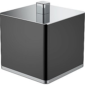 Баночка для ваты Boheme 10964-B-CR черный/хром купить в интернет-магазине сантехники Sanbest