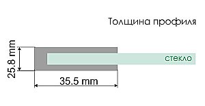 Душевая дверь WasserKRAFT Weser 78F12 100 стекло прозрачное/профиль серебро купить в интернет-магазине Sanbest