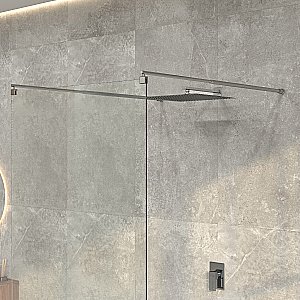 Душевое ограждение WasserKRAFT Vechte 60W39 90 фиксатор серебристый/стекло прозрачное купить в интернет-магазине Sanbest