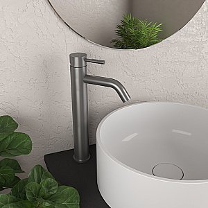 Смеситель для раковины Rush Melos SUS1101-12Grey графит купить в интернет-магазине сантехники Sanbest