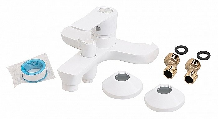 Смеситель для ванны Orange Aristo M19-100w купить в интернет-магазине сантехники Sanbest