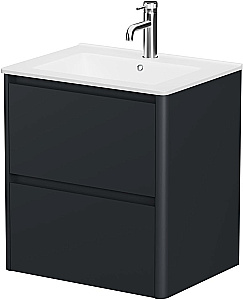 Тумба с раковиной Allen Brau Gravity 60 1.370008.AM антрацит матовый для ванной в интернет-магазине Sanbest