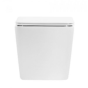 Унитаз подвесной Abber Rechteck AC1201T смыв торнадо, с крышкой микролифт, безободковый, белый купить в интернет-магазине Sanbest