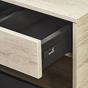 Тумба с раковиной Акватон Лофт Урбан 80 графит\орегон для ванной в интернет-магазине Sanbest