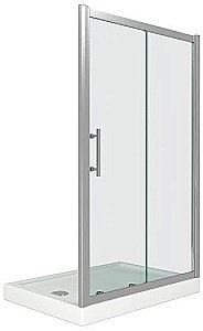 Душевая дверь Good Door PANDORA WTA130 стекло прозрачное/профиль хром купить в интернет-магазине Sanbest