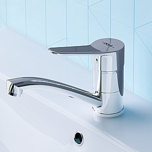 Смеситель для раковины Dorff Optima D2021001 хром купить в интернет-магазине сантехники Sanbest