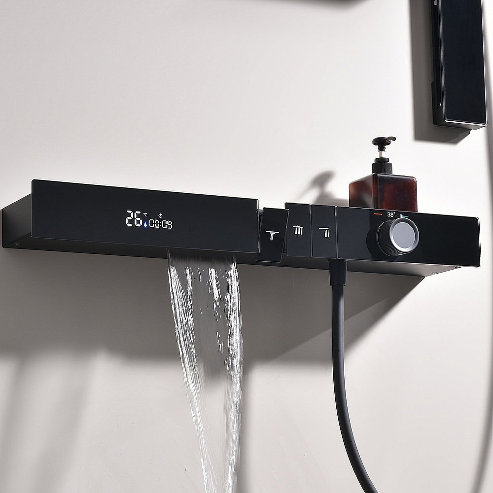 Душевая система Black&White Gravity GH-9025MB купить в интернет-магазине сантехники Sanbest