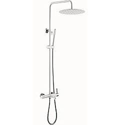 Душевая система Boheme Uno 468-WCR белая/хром купить в интернет-магазине сантехники Sanbest