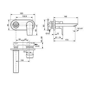 Смеситель для раковины Ideal Standard Tesi A6578AA купить в интернет-магазине сантехники Sanbest