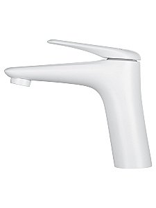 Смеситель для раковины WONZON & WOGHAND Elbe, Белый матовый (WW-A41222-MW) купить в интернет-магазине сантехники Sanbest