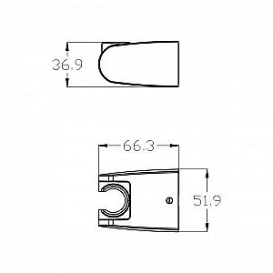 Держатель ручного душа Lemark LM8083BL купить в интернет-магазине сантехники Sanbest