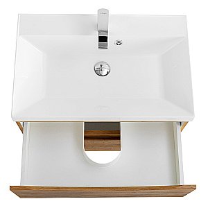 Тумба с раковиной Belbagno MARINO 65 подвесная Rovere Nature для ванной в интернет-магазине Sanbest