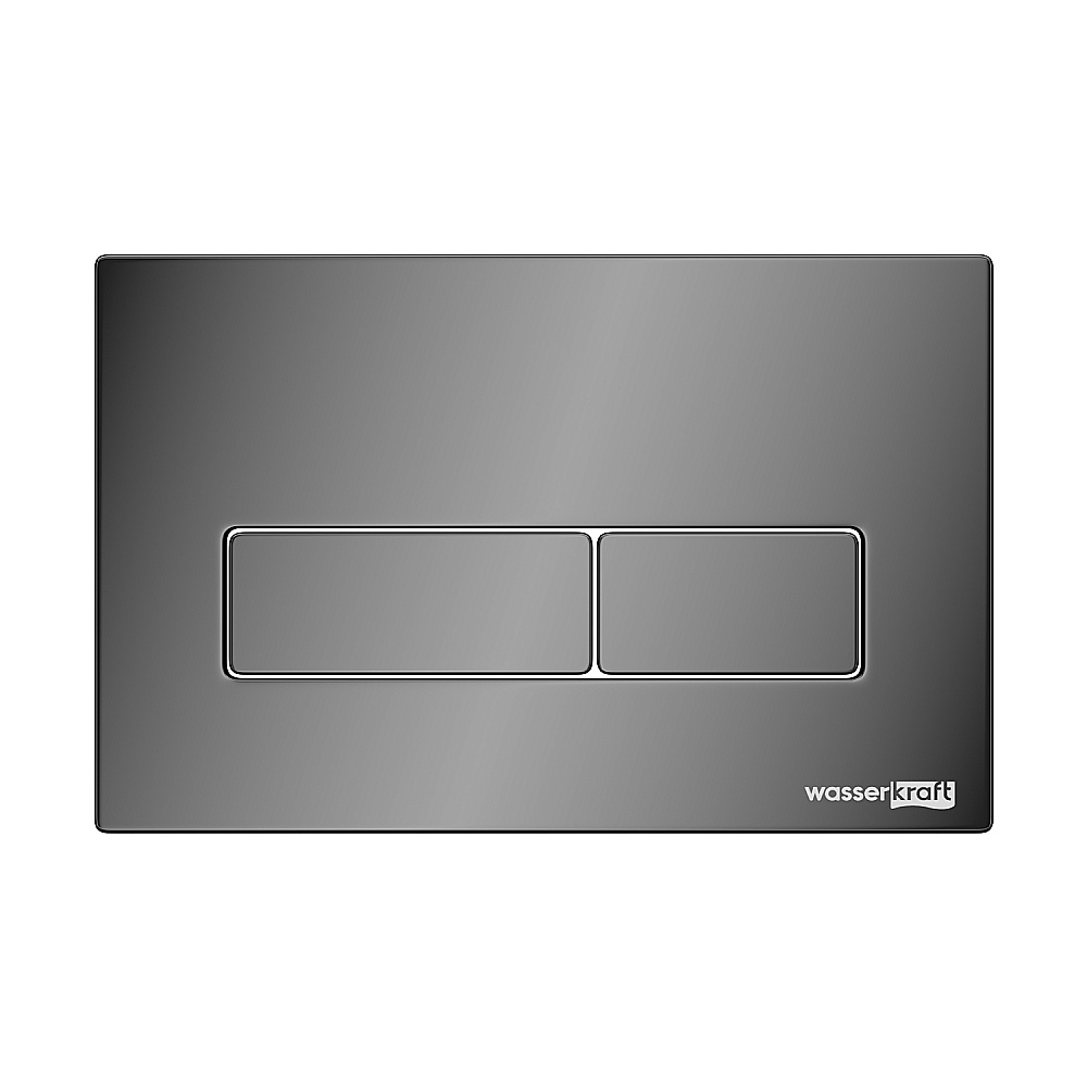 Кнопка для инсталяции WasserKraft PB03 черная глянцевая купить в интернет-магазине сантехники Sanbest