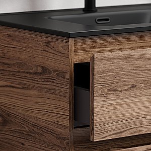 Тумба с раковиной Sancos Libra 60 LB60FECH дуб чарльстон для ванной в интернет-магазине Sanbest