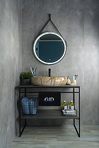 Раковина накладная Gid 60 Mnc161 54403 бежевый мрамор купить в интернет-магазине Sanbest