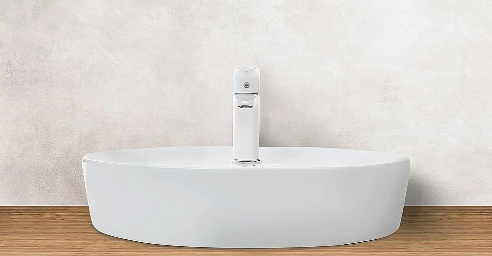 Раковина накладная WeltWasser WW ELBACH 3204 46 белая купить в интернет-магазине Sanbest