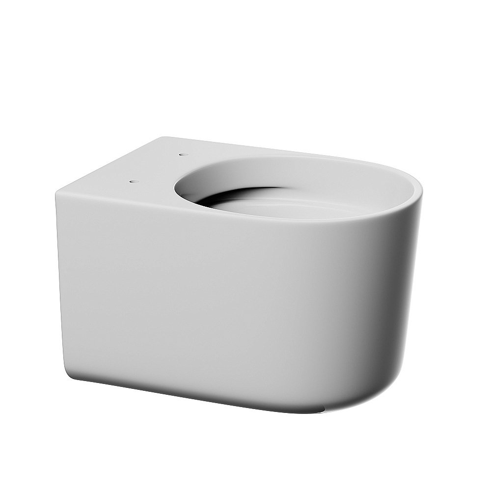 Унитаз подвесной Abber Ultra AC1302 белый, безободковый, с крышкой микролифт купить в интернет-магазине Sanbest