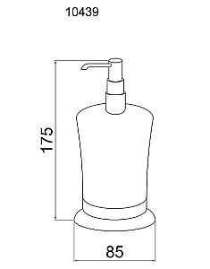 Диспенсер Boheme Brillante 10439 купить в интернет-магазине сантехники Sanbest