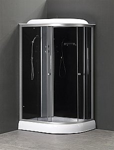 Душевая кабина Loranto CS-66121 G 120х80 прозрачное стекло/профиль хром купить в интернет-магазине Sanbest