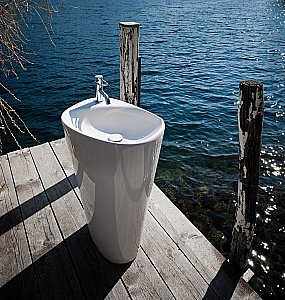 Раковина Laufen Palomba 8.1180.3.400.104.1 белая купить в интернет-магазине Sanbest