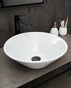 Раковина накладная Gid Esfera 42 N9102 51210 белая купить в интернет-магазине Sanbest