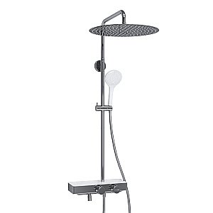 Душевая система WasserKraft Aller SET2661 Thermo хром/Белый Soft-touch купить в интернет-магазине сантехники Sanbest