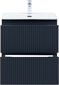 Тумба с раковиной Aquanet Джейн (Flat) 335427/330429 60 маренго для ванной в интернет-магазине Sanbest