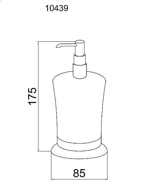 Диспенсер Boheme Brillante 10439 купить в интернет-магазине сантехники Sanbest