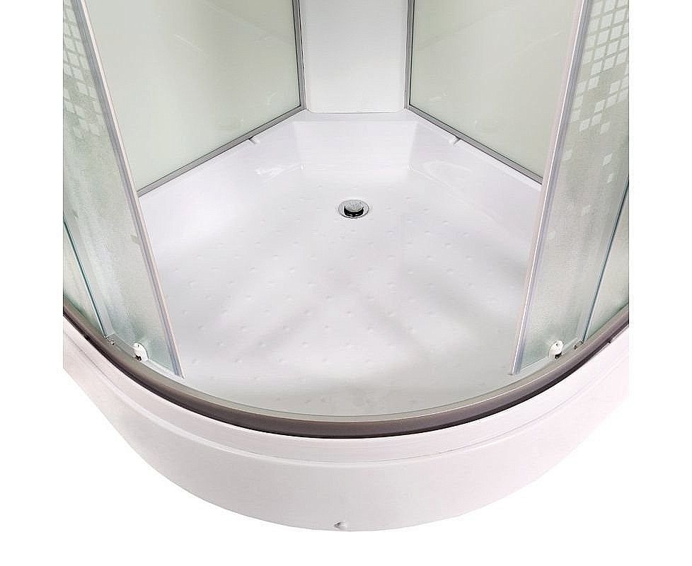 Душевая кабина DTO L790 90x90 матовая с рисунком/сатин купить в интернет-магазине Sanbest