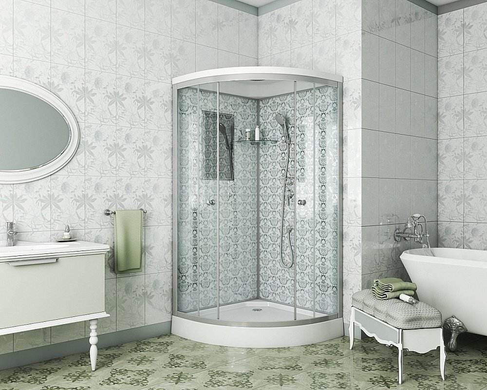 Душевая кабина Niagara Luxe NG-7702W 100x100 купить в интернет-магазине Sanbest