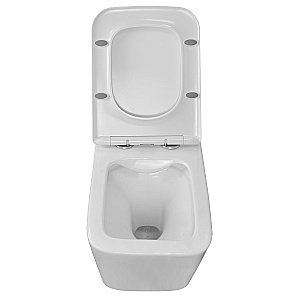 Унитаз подвесной Loranto TALAS AZ-87268 безoбодковый, с сиденьем микролифт, белый купить в интернет-магазине Sanbest