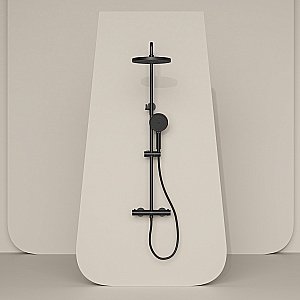 Душевая система Sancos Teo SC11001MB черный матовый купить в интернет-магазине сантехники Sanbest