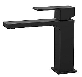 Смеситель для раковины Kaiser Cube 01211-9 черный матовый купить в интернет-магазине сантехники Sanbest