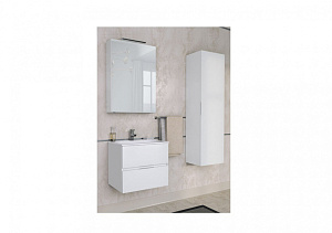 Мебель для ванной Aquanet Алвита 70 белая глянцевая для ванной в интернет-магазине Sanbest
