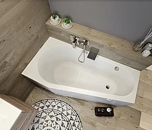 Акриловая ванна Riho Delta 160x80 белая купить в интернет-магазине Sanbest