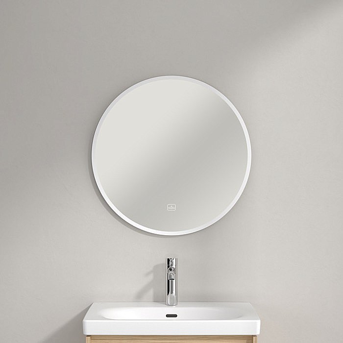 Зеркало Villeroy&Boch More to See Lite+ A4846500 65x65 в ванную от интернет-магазине сантехники Sanbest