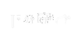 Смеситель для раковины Bravat AFFABILITY P8461217BW-ENG купить в интернет-магазине сантехники Sanbest