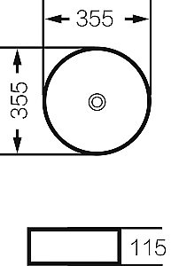 Раковина Grossman Color GR-5010GW золотой-белый купить в интернет-магазине Sanbest